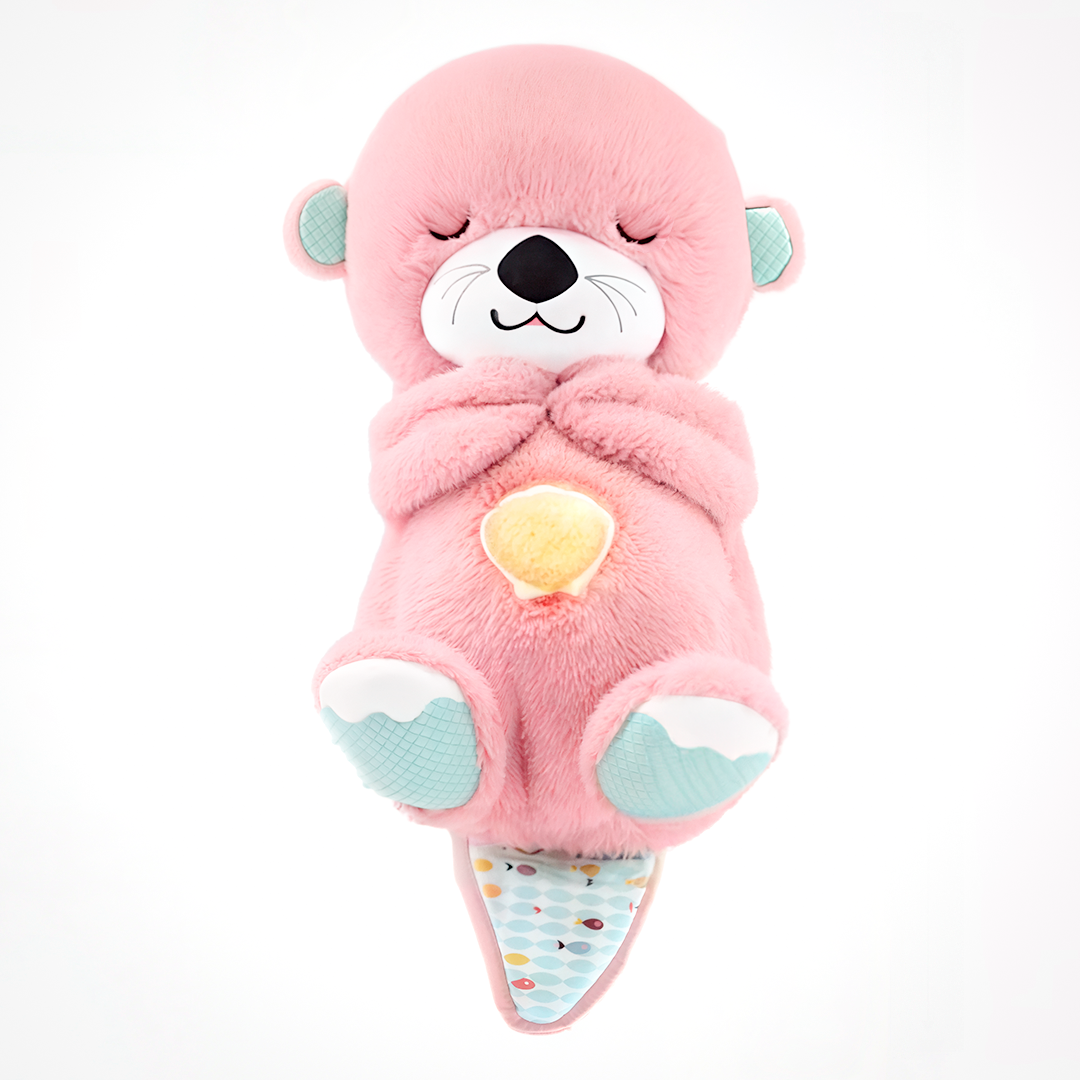 Breathing Otter Plush – Musical & Soothing Baby Sleep Aid