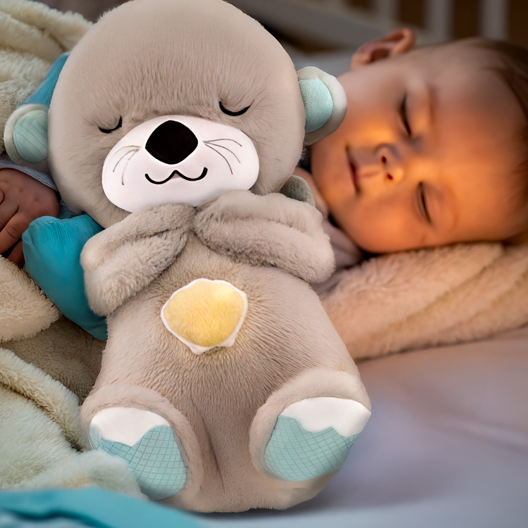 Breathing Otter Plush – Musical & Soothing Baby Sleep Aid