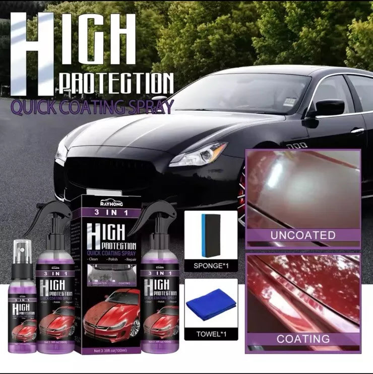 3 in 1 High Protection Quick Car Coating Spray