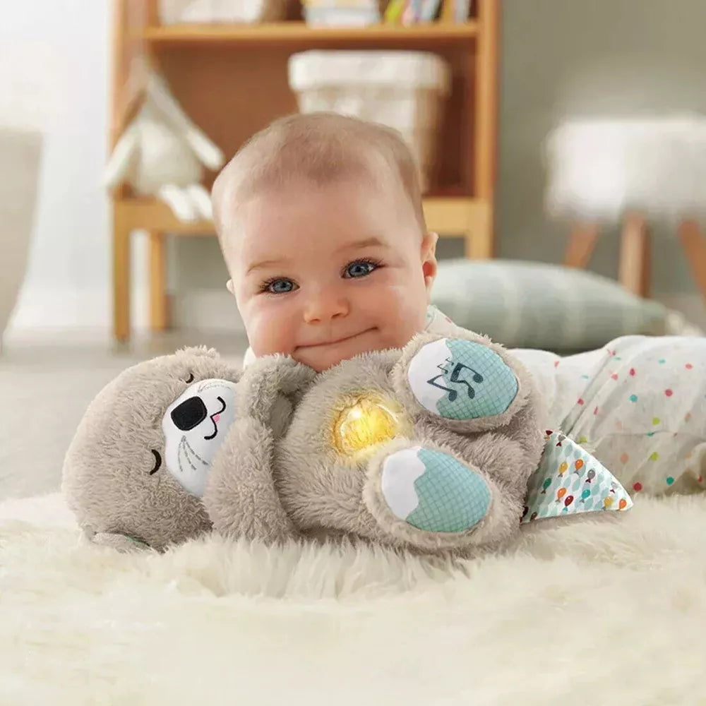 Breathing Otter Plush – Musical & Soothing Baby Sleep Aid