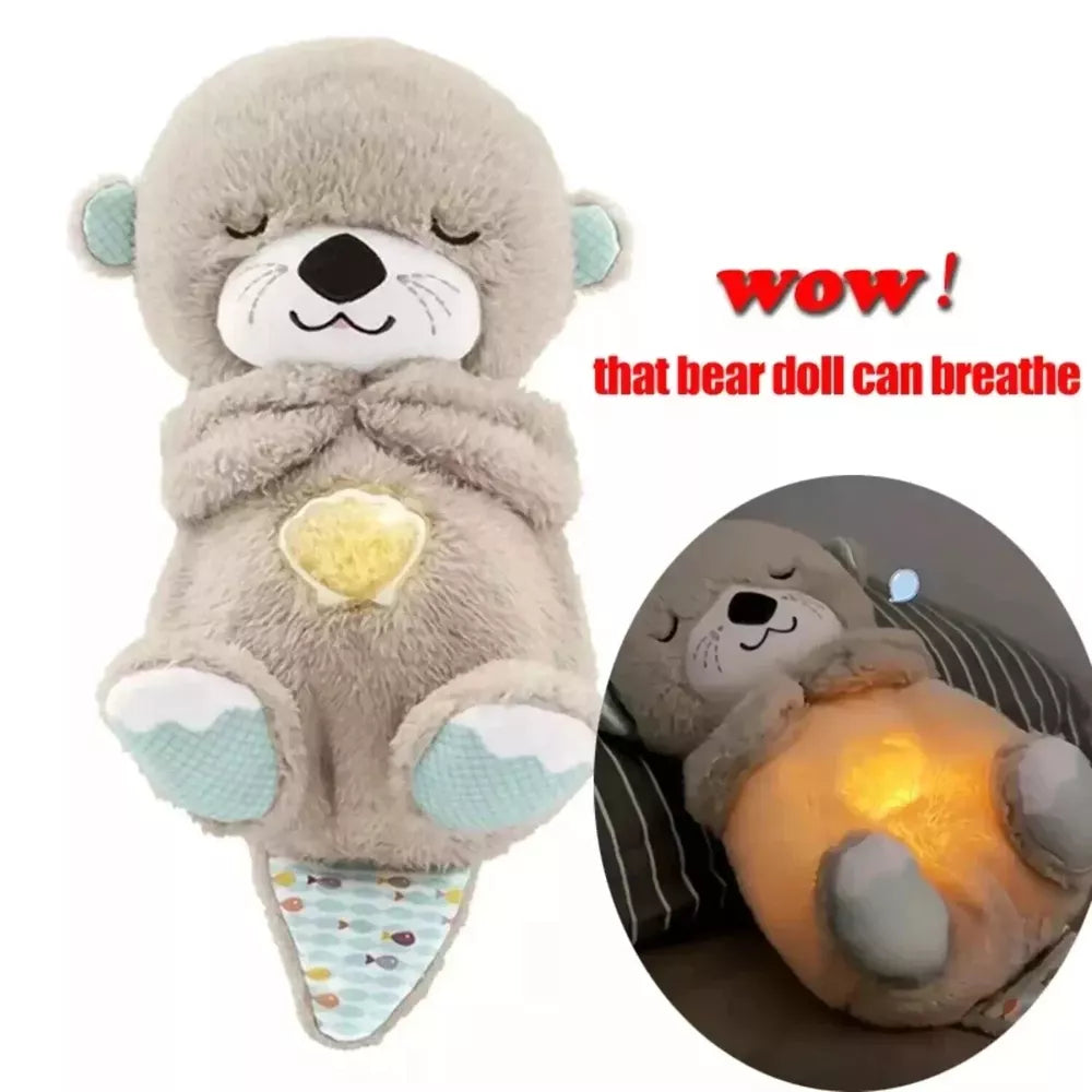 Breathing Otter Plush – Musical & Soothing Baby Sleep Aid