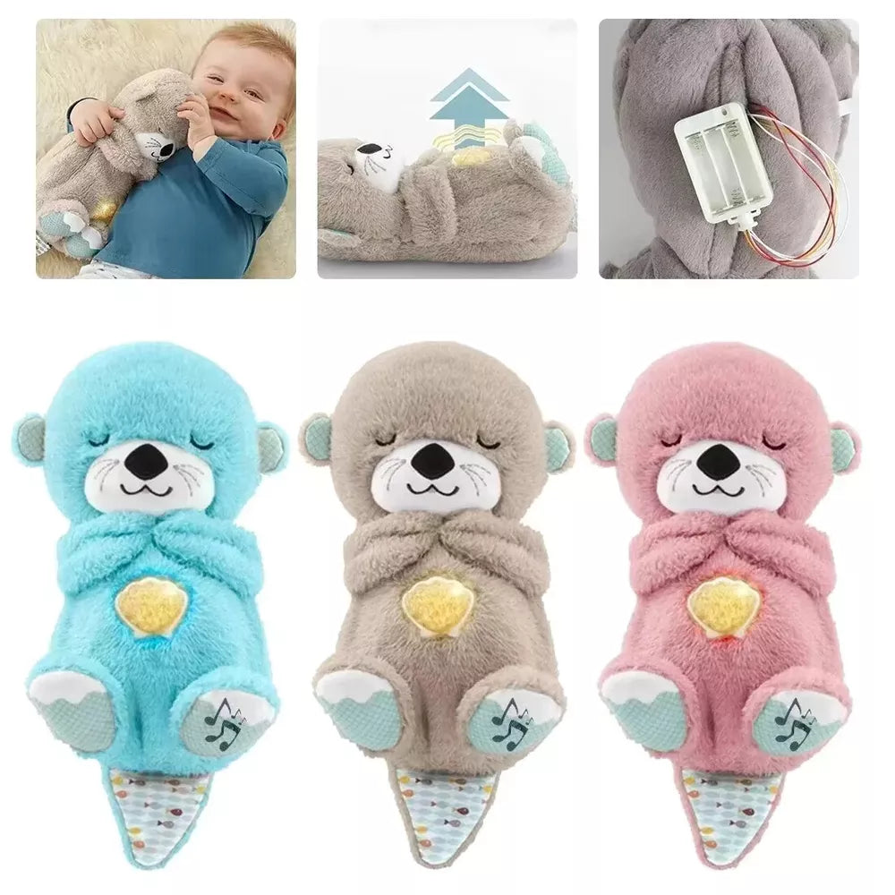 Breathing Otter Plush – Musical & Soothing Baby Sleep Aid