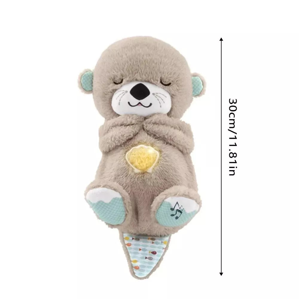 Breathing Otter Plush – Musical & Soothing Baby Sleep Aid