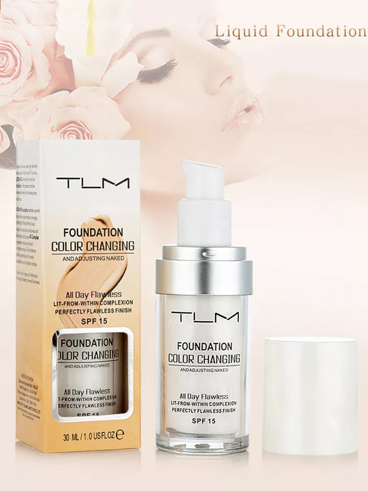 Color-Changing Foundation – Adapts to Your Skin Tone for a Perfect Match