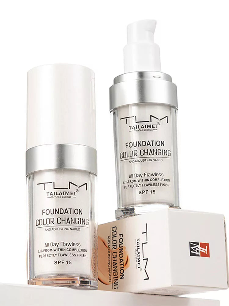 Color-Changing Foundation – Adapts to Your Skin Tone for a Perfect Match