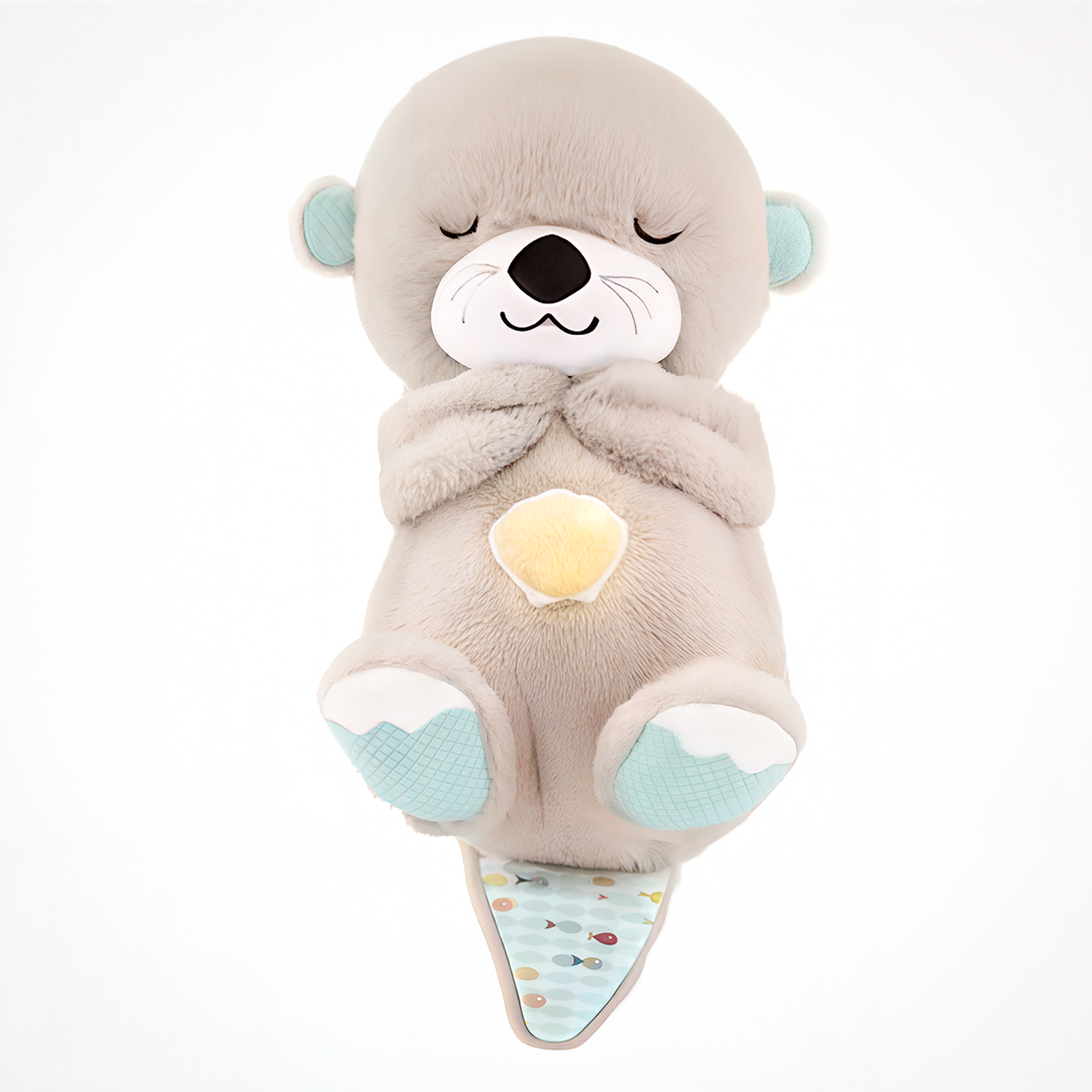 Breathing Otter Plush – Musical & Soothing Baby Sleep Aid