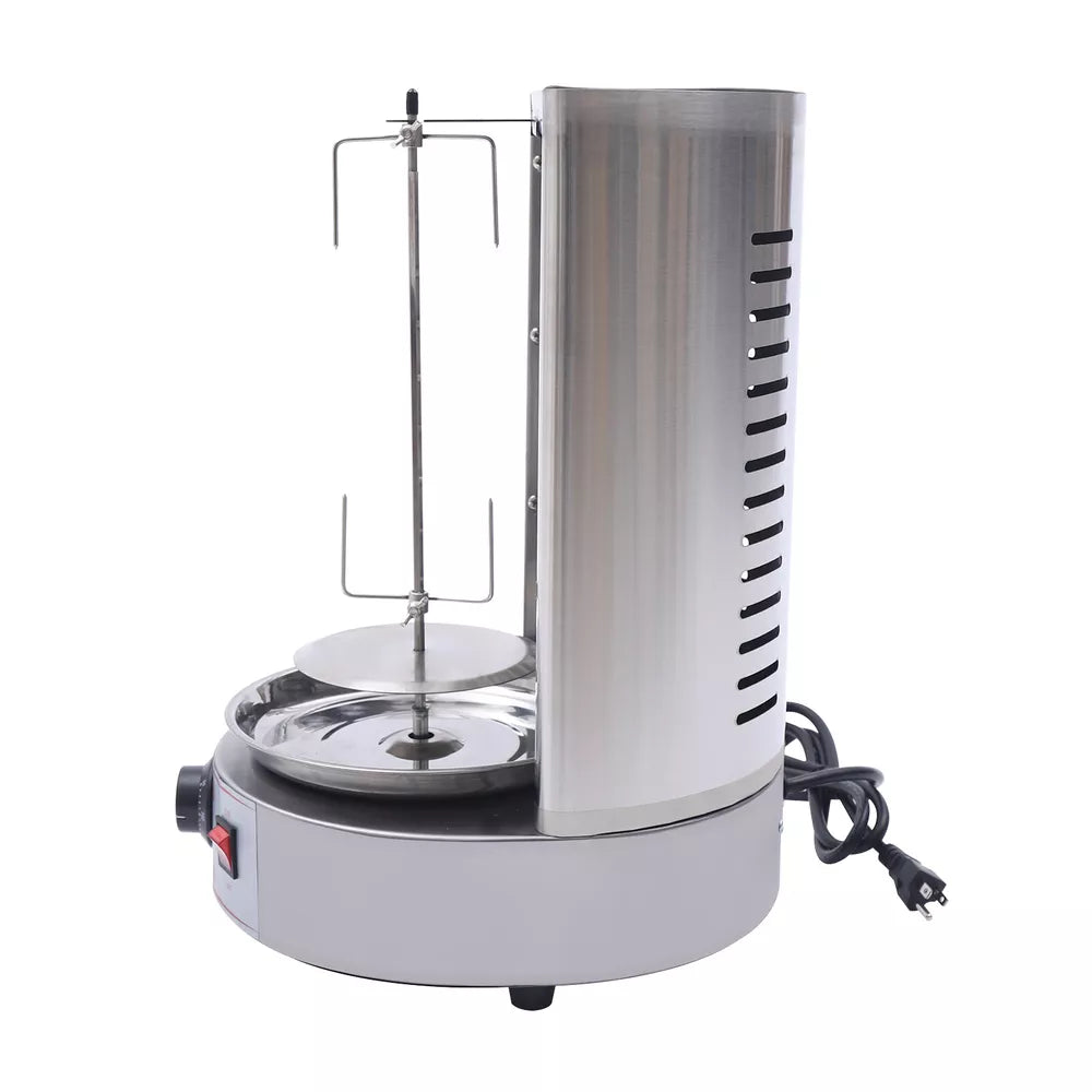 Electric Vertical Broiler Gyro Grill Shawarma Machine - Kebab Machine Stainless Steel for Rotisserie Restaurant, Home & Kitchen